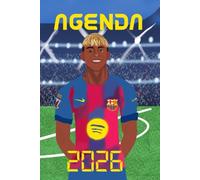 Agenda 2026,12 mesi con planner settimanale e mensile: Formato A5, due pagine per ogni settimana, spazio per gli appunti, tema disegno calcio