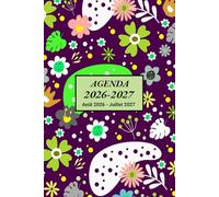 Agenda 2026-2027 Journalier A5: Planificateur professionnel de 365 Jours et 12 Mois | 1 Page par Jour avec Heure | Français