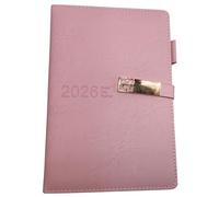 Agenda 2026, agenda accademica 2026, formato A5, pagina al giorno, planner annuale gennaio-dicembre 2026, pianificatore giornaliero e mensile con portapenne, linguette mensili colorate, tasca interna