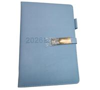 Agenda 2026, agenda accademica 2026, formato A5, pagina al giorno, planner annuale gennaio-dicembre 2026, pianificatore giornaliero e mensile con portapenne, linguette mensili colorate, tasca interna