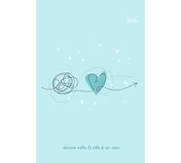 AGENDA 2026 “alcune volte la vita è un caos”: Settimanale verticale con spazio per note | 144 pagine | Formato 15 x 23 cm | IM the ONE | Colore celeste