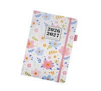 Agenda 2026 annuale per la gestione del tempo, agenda giornaliera per viaggiatori con layout di pianificazione strutturata