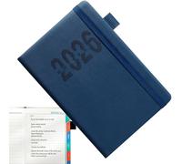 Agenda 2026 con cinghia, formato A5, formato A5, a righe verticali, per fitness, accademico, affari, diario, studenti, riunioni, casa, lavoro