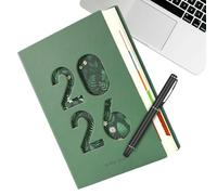 Agenda 2026 | Con schede, notebook da 365 giorni con carta spessa - Settimane da gennaio a dicembre e agenda mensile - per programmazione, studio, appuntamenti, ufficio, scuola e viaggi