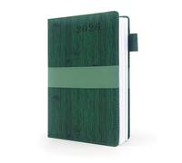 Agenda 2026 (DE/IT/ES/EN/FR) Impermeabile - Copertina in PU+CARTA con Elastico | Pagina al Giorno | Formato A5, Festività UE, Gennaio-Dicembre 2026