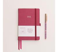 Agenda 2026 di medie dimensioni, da gennaio a dicembre 2026, visualizzazione settimanale con 4 colonne a griglia, organizza il caos di pianificazione della vita familiare frenetica