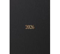 Agenda 2026: Día por Página con Horas, 365 Días, 12 Meses Enero a Diciembre, Planificador en Español - Tamaño A4