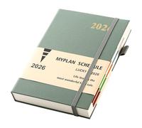Agenda 2026, formato A5, un giorno per pagina, agenda 2026, formato A5, una pagina per giorno, per tutto l'anno, da gennaio a dicembre, planner giornaliero e mensile con passante per penna, linguette