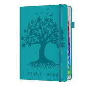 Agenda 2026, formato A5, vista settimanale, mensile, da gennaio a dicembre 2026, 12 mesi con linguette mensili colorate, chiusura con fascia elastica, passante per penna, ideale per scuola e lavoro