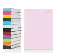 Agenda 2026, formato A5una pagina per giorno, con copertina rigida, anno intero, calendario giornaliero (A5, un giorno per pagina, rosa)