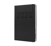 Agenda 2026 Giornaliera A5 - Diario Planner Giorno per Giorno Design Semplice per Produttività Intervalli di 30 Minuti Pianificazione Personale Nero