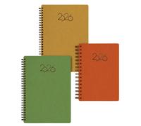 Agenda 2026 giornaliera con spirale 14x20.5 cm