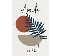 Agenda 2026: Japandi | Semainier (1 semaine sur 2 pages) | Format A6 (10x15 cm) | Planning hebdomadaire horizontal en français avec une to-do list