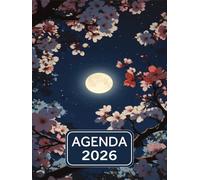 Agenda 2026 Journalier: Planificateur journalier 2026, 1 page par jour avec heure, de janvier à décembre , Format A4.