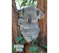 Agenda 2026: Koala - Settimanale e Mensile da Gennaio a Dicembre 2026 | 12 Mesi | Ideale per Studenti, Professionisti e Individui | Calendario Annuale, Lista dei Contatti, Appunti
