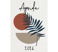 Agenda 2026: Minimaliste | Semainier (1 semaine sur 2 pages) | Format A5 (15x21 cm) | Planning hebdomadaire horizontal en français avec une to-do list