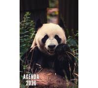 Agenda 2026: Panda - Semainier et Mensuel de Janvier à Décembre 2026 | Idéal pour Les Étudiants, Professionnels et Particuliers | Calendrier, Liste de Contacts, Notes - Petit Format de Poche