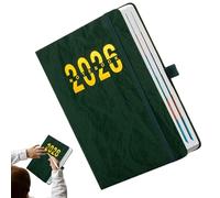 Agenda 2026 Per Organizzazione Quotidiana - Taccuino con Copertina Impermeabile - Pianificatore Settimanale e Mensile 2026,Organizzazione Casa Scuola Ufficio Appuntamenti Regalo Natale Donne Uomini