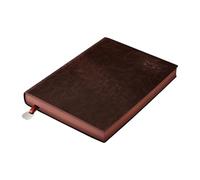 Agenda 2026 per tutto l'anno con copertina in pelle sintetica di lunga durata, ampia nota, occupando spazio per un libro professionale