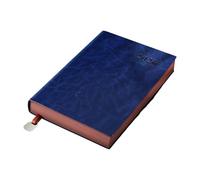 Agenda 2026 per tutto l'anno con copertina in pelle sintetica di lunga durata, ampia nota, occupando spazio per un libro professionale