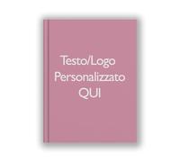 Agenda 2026 Personalizzata A5 - Planner Giornaliero e Mensile con Copertina Rigida - Carta Spessa - Nome o Logo Personalizzabile - Da Gennaio a Dicembre 2026 (Rosa Antico)