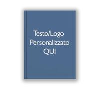 Agenda 2026 Personalizzata A5 - Planner Giornaliero e Mensile con Copertina Rigida - Carta Spessa - Nome o Logo Personalizzabile - Da Gennaio a Dicembre 2026 (Blu Cenere)