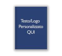 Agenda 2026 Personalizzata A5 - Planner Giornaliero e Mensile con Copertina Rigida - Carta Spessa - Nome o Logo Personalizzabile - Da Gennaio a Dicembre 2026 (Blu Navy)