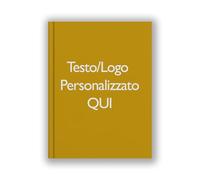 Agenda 2026 Personalizzata A5 - Planner Giornaliero e Mensile con Copertina Rigida - Carta Spessa - Nome o Logo Personalizzabile - Da Gennaio a Dicembre 2026 (Senape Dorato)