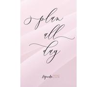 Agenda 2026 Plan all day: motivazionale - settimanale orizzontale - planner for your life