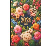 AGENDA 2026: Planificador 2026 en color, con diseño moderno, metas mensuales, organización diaria y espacio para tus ideas