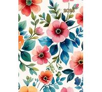 Agenda 2026 Semainier Horizontal a4: ( Fleurs ) 1 Semaine sur 2 Pages ( 7 Jours ) Janvier à Décembre - En Francais avec Notes Pages, ... Grand Format Couverture Souple Sans Spirale.