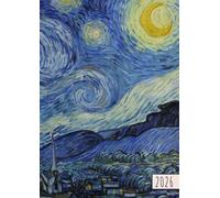 Agenda 2026 semainier - Van Gogh: 1 semaine sur 2 pages, 12 mois de Janvier à Décembre, Grand format A4 21 x 29,7 cm, Hebdomadaire Vertical en Français