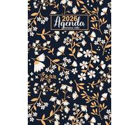 Agenda 2026 semana vista: Planificador semanal vertical | 12 mesi de Enero a Diciembre | una semana en dos páginas | Formato A5