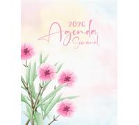 Agenda 2026 semana vista vertical a4 con horas: Planificador 12 meses vista semanal, Libro de citas con fecha y horario y espacio para notas y objetivos. Cuaderno español 365 dias