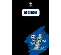 Agenda 2026 settimanale verticale A5 Pisa: 12 mesi, sabato domenica interi, intervalli 30 minuti, doppia pagina, italiano, calcio.