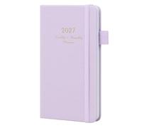 Agenda 2027, agenda tascabile per scuola, casa e lavoro (viola)