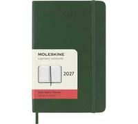 Agenda 2027 Moleskine 12 mesi giornaliera pocket verde morbida