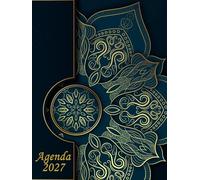 Agenda 2027 Settimanale A4: Planner Settimanali, 1 Settimana Su 2 Pagine, Con Orari 06:00 To 22:00, 12 Mesi Da Gennaio a Dicembre