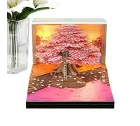 Agenda 3D 2026 per ufficio, agenda settimanale, 52 settimane, con blocco note 2026, planner di eventi con carta note decorative per casa, ufficio, scuola, ringraziamento Natale