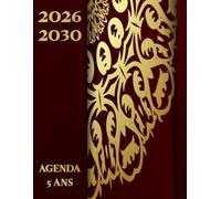Agenda 5 Ans 2026-2030: Planificateur Mensuel 2026 2030 | 60 Mois du 01/01/2026 au 31/12/2030 | 1 Mois sur 2 Pages | Jours Fériés | A4 (21.59 x 27.94 cm) | 160 Pages