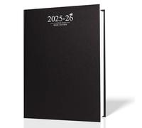 Agenda accademica 2024-2025, formato A4, visualizzazione settimanale, visualizzazione settimanale su due pagine, colore: nero