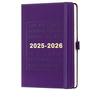 Agenda accademica 2025-2026, 2025-2026, giorno per pagina, copertina rigida organizzata da luglio 2025 a giugno 2026, Agenda A5, Agenda giornaliera e mensile con registri mensili