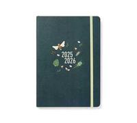 Agenda accademica 2025-2026 Bumblebee A5 Giornaliero Verde scuro - 21 x 14,8 cm