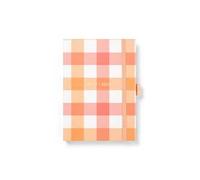 Agenda accademica 2025-2026 Gingham A6 Settimanale Arancione - 14,8 x 10,5 cm