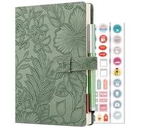 Agenda accademica 2026, formato A5, una pagina per giorno, agenda giornaliera 2026, da gennaio 2026 a dicembre 2026, copertina rigida con vista mensile, penna, linguette colorate, tasca interna