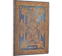 Paperblanks | 2026 Blu Lussuoso | Design di Lusso | 18 Mesi Flexis | Midi | Orizzontale | Chiusura con Fascia Elastica | 224 Pg | 80 GSM
