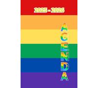 Agenda Adulte 2025-2026 - LGBT (12.85x19.84 cm) 1 page pour 2 jours