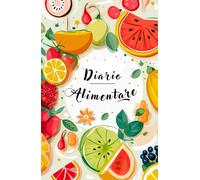 Agenda alimentare giornaliera da compilare: Planner in cartoncino con copertina in tela, 365 pagine, formato agenda, per adulti