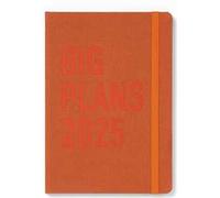 Agenda annuale 2025 Letts 12 Mesi, Big Plans A5 settimanale arancione - 21 x 14,8 cm