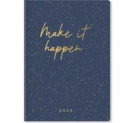 Agenda annuale 2025 Letts 12 Mesi, Inspire A5 settimanale blu - 21 x 14,8 cm